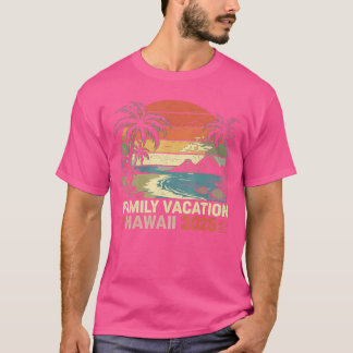 Camiseta Vacaciones familiares en Hawaii Beach 2025 Hawaii