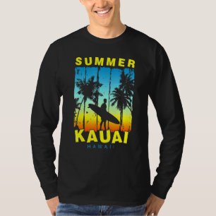 Camiseta Vacaciones familiares en Hawaii Kauai Sunset Beach