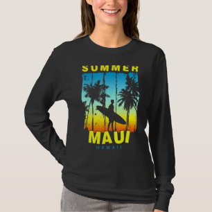 Camiseta Vacaciones familiares en Hawaii Maui Sunset Beach