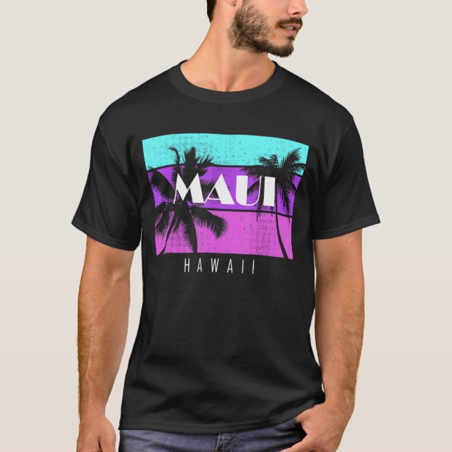 Camiseta Vacaciones familiares en Hawaii Maui Sunset Beach (Anverso)