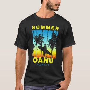 Camiseta Vacaciones familiares en Hawaii Oahu Sunset Beach