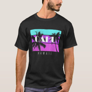 Camiseta Vacaciones familiares en Hawaii Oahu Sunset Beach