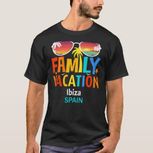 Camiseta Vacaciones familiares en Ibiza más bellas islas