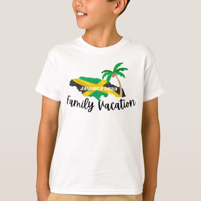Camiseta Vacaciones familiares en Jamaica (Anverso)