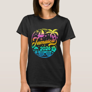 Camiseta Vacaciones Familiares en Jamaica 2026 Grupo de Pla