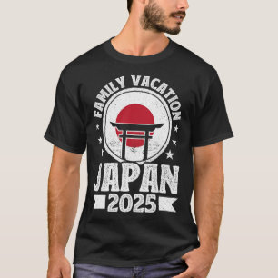 Camiseta Vacaciones familiares en Japón 2025 Vacaciones de 