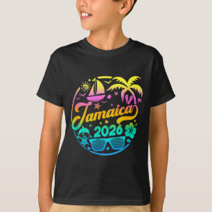 Camiseta Vacaciones familiares en la playa de Jamaica 2026 