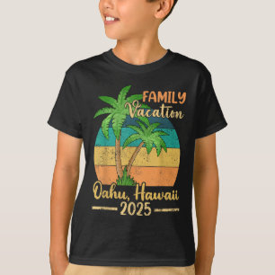 Camiseta Vacaciones familiares en la playa de Oahu Hawaii 2
