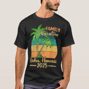 Camiseta Vacaciones familiares en la playa de Oahu Hawaii 2