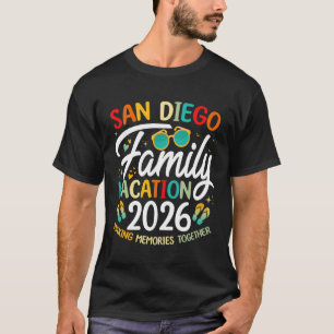 Camiseta Vacaciones Familiares en la Playa de San Diego CA