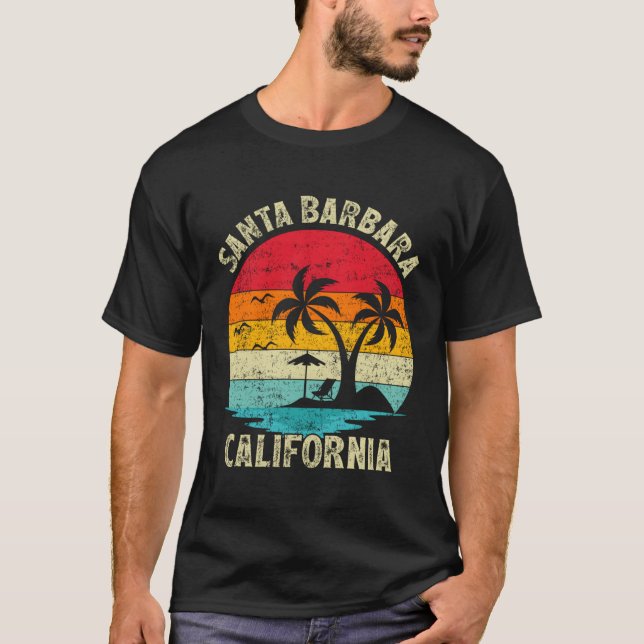 Camiseta Vacaciones familiares en la playa de Santa Bárbara (Anverso)
