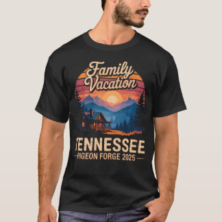 Camiseta Vacaciones Familiares en las Montañas Humeantes de