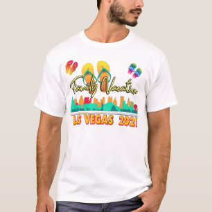 Camiseta Vacaciones familiares en Las Vegas 2021 Temporada