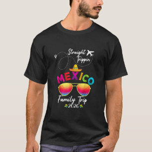 Camiseta Vacaciones Familiares en México Cancun 2026 Straig