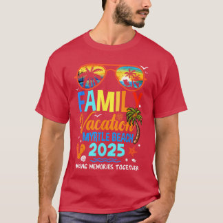 Camiseta Vacaciones familiares en Myrtle Beach 2025