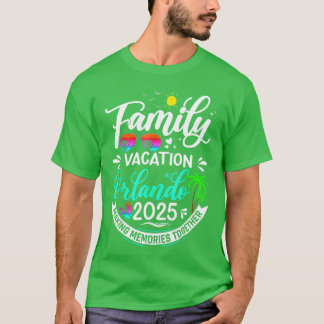 Camiseta Vacaciones familiares en Orlando 2025 Beach Summer
