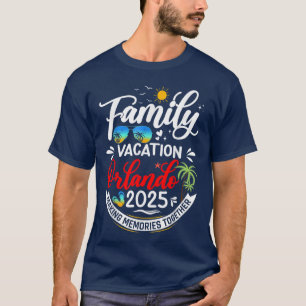 Camiseta Vacaciones familiares en Orlando 2025 Beach Summer