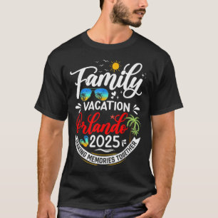 Camiseta Vacaciones familiares en Orlando 2025 Beach Summer