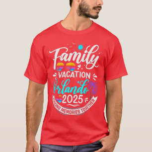 Camiseta Vacaciones familiares en Orlando 2025 Beach Summer