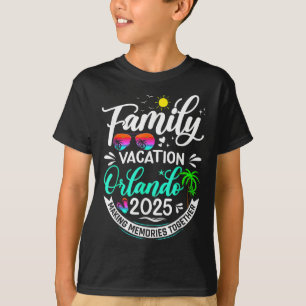 Camiseta Vacaciones familiares en Orlando 2025 Playa Vacaci