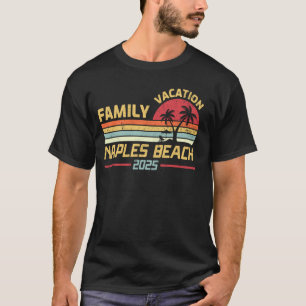 Camiseta Vacaciones Familiares en Playa de Nápoles Florida 