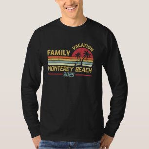 Camiseta Vacaciones Familiares en Playa Monterey California