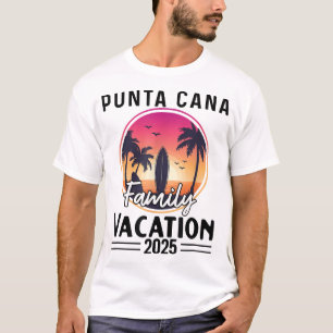 Camiseta Vacaciones Familiares en Punta Cana 2025 Dominican