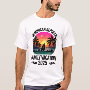 Camiseta Vacaciones familiares en República Dominicana 2025