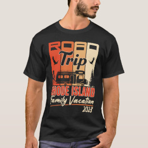 Camiseta Vacaciones familiares en Rhode Island en RV por la