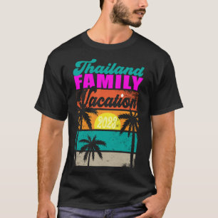 Camiseta Vacaciones familiares en Tailandia 2023 Hombres Mu