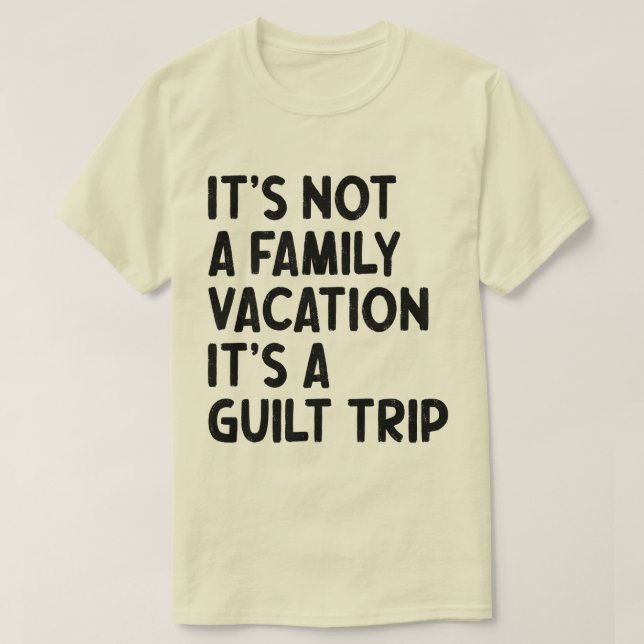 Camiseta Vacaciones familiares es un equipo de la familia G (Diseño del anverso)