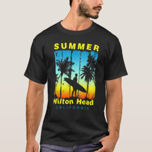 Camiseta Vacaciones familiares Florida Hilton Head Sunset B