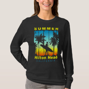 Camiseta Vacaciones familiares Florida Hilton Head Sunset B