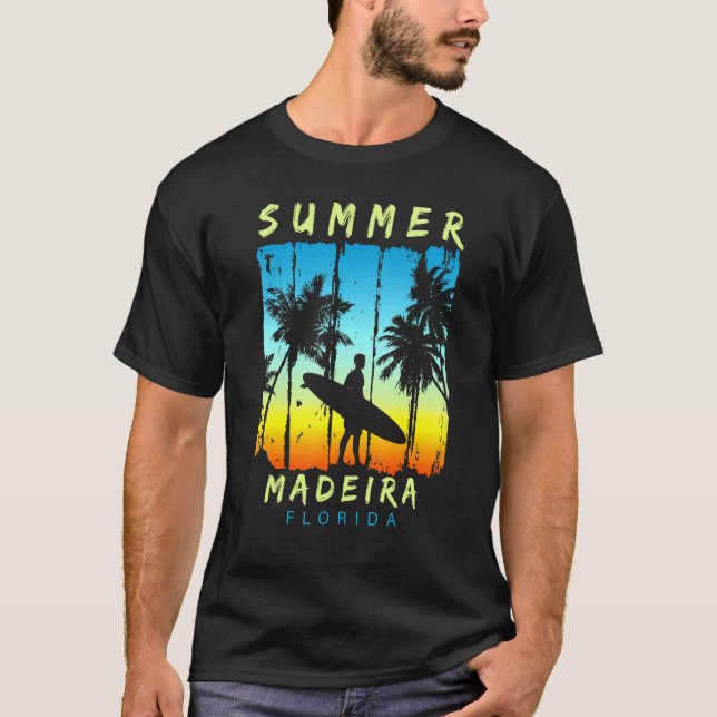 Camiseta Vacaciones familiares Florida Madeira Sunset Beach (Anverso)