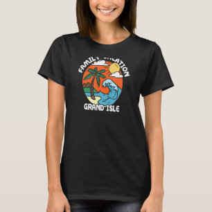 Camiseta Vacaciones familiares Grand Isle Beach Louisiana B