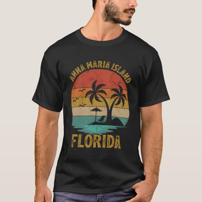 Camiseta Vacaciones familiares Isla Anna Maria en Florida (Anverso)