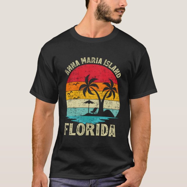 Camiseta Vacaciones familiares Isla Anna Maria en Florida (Anverso)