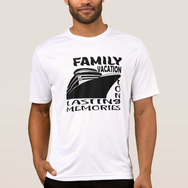 CAMISETA VACACIONES FAMILIARES LARGOS RECUERDOS DURADORES. (Anverso)
