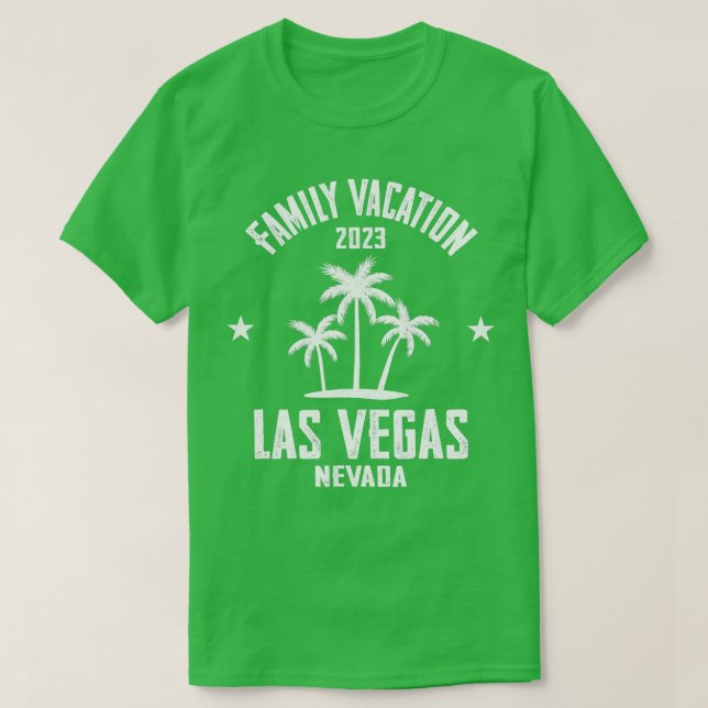 Camiseta Vacaciones familiares Las Vegas 2023 (Diseño del anverso)