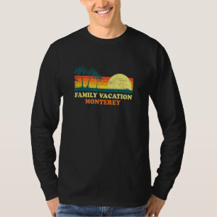 Camiseta Vacaciones Familiares Monterey Americano Californi