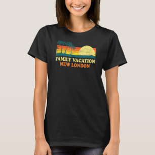 Camiseta Vacaciones familiares New London American Connecti