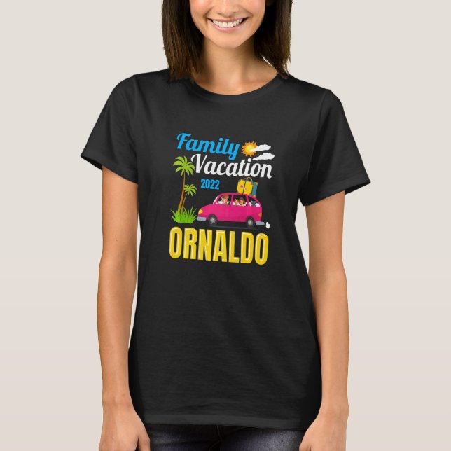Camiseta Vacaciones familiares Orlando 2022 Florida Beach M (Anverso)