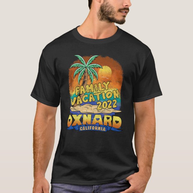 Camiseta Vacaciones familiares Oxnard California 2022 Beach (Anverso)