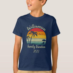 Camiseta Vacaciones familiares personalizadas
