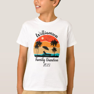 Camiseta Vacaciones familiares personalizadas