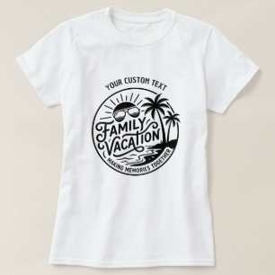 Camiseta Vacaciones Familiares Personalizadas 2026 Creando 