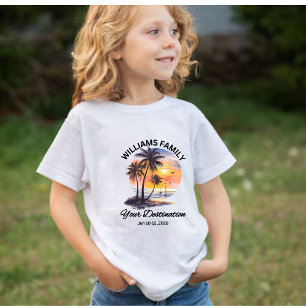Camiseta Vacaciones Familiares Personalizadas Grupo Combina
