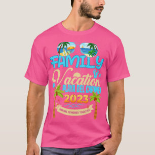 Camiseta Vacaciones Familiares Playa Del Carmen 2023 México