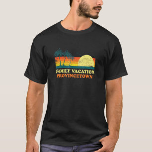 Camiseta Vacaciones Familiares Provincetown Americano Massa