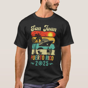 Camiseta Vacaciones familiares Puerto Rico San Juan 2025 Be
